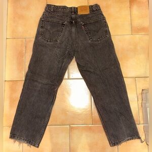 Levi's Men's Dark Gray Relaxed Jeans